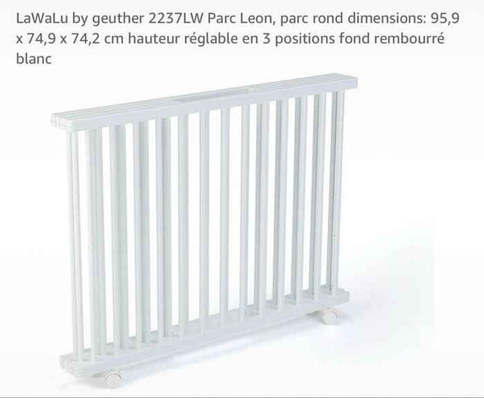 Parc Geuther + matelas Babylux 60€ - photo numéro 2