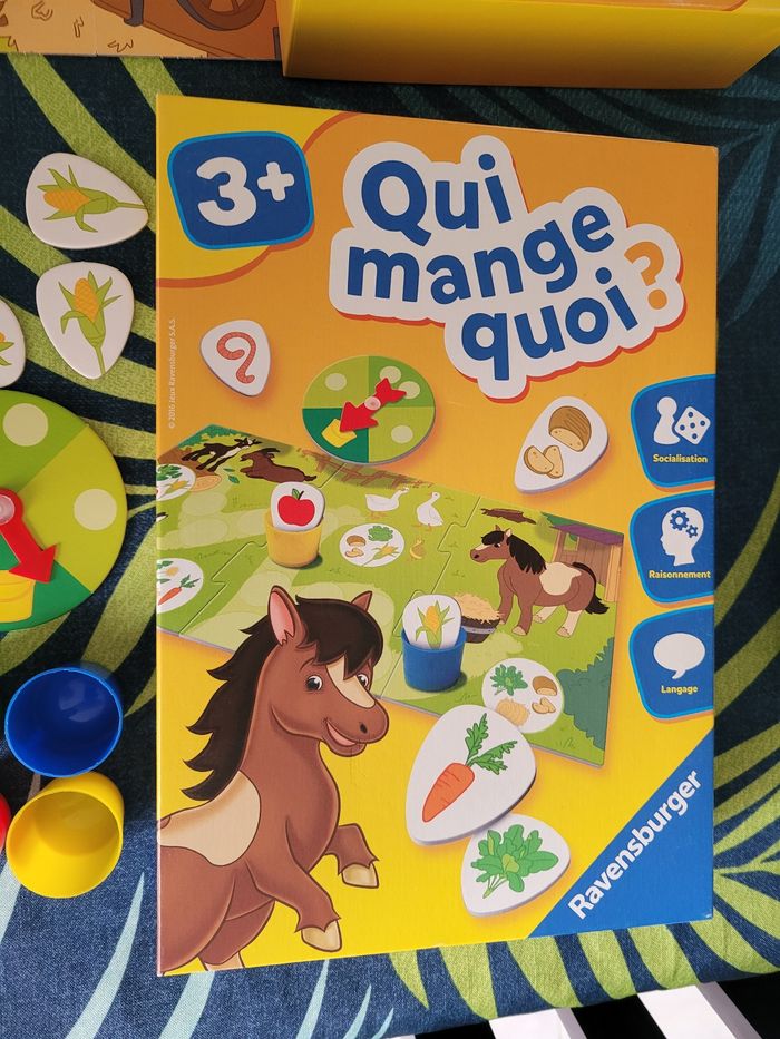 Jeu enfant qui mange quoi - photo numéro 2