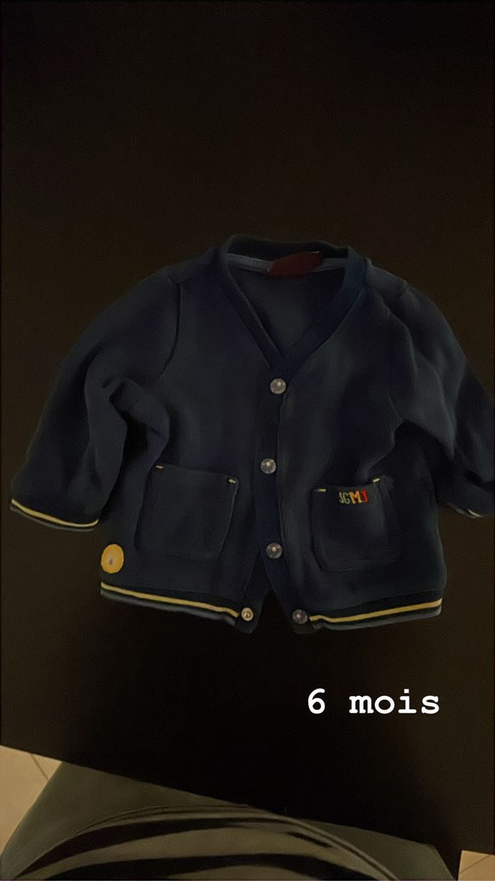 Lot de 3 gilets taille 6 mois très bon état - photo numéro 3