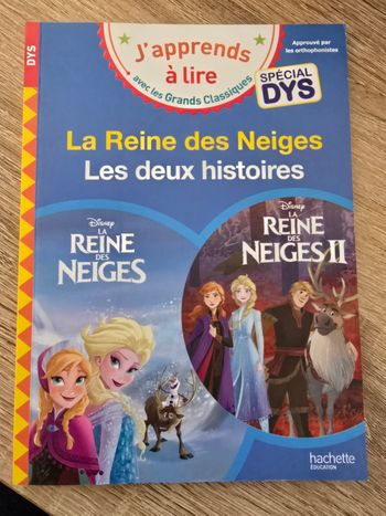 Livre J’apprends à lire - La reine des neiges et La reine des neiges 2. Special DYS