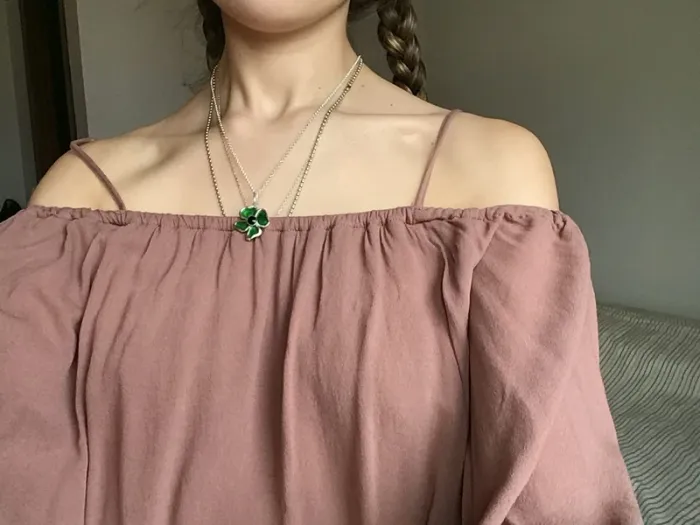 Blusa escote palabra de honor Pull&Bear