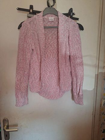 Gilet rose pailleté 12 ans