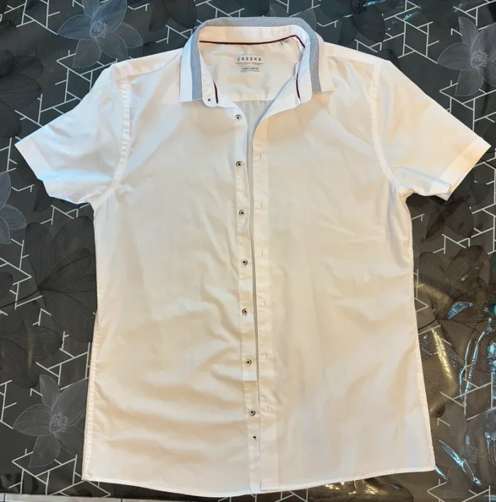 Chemise blanche manche courte