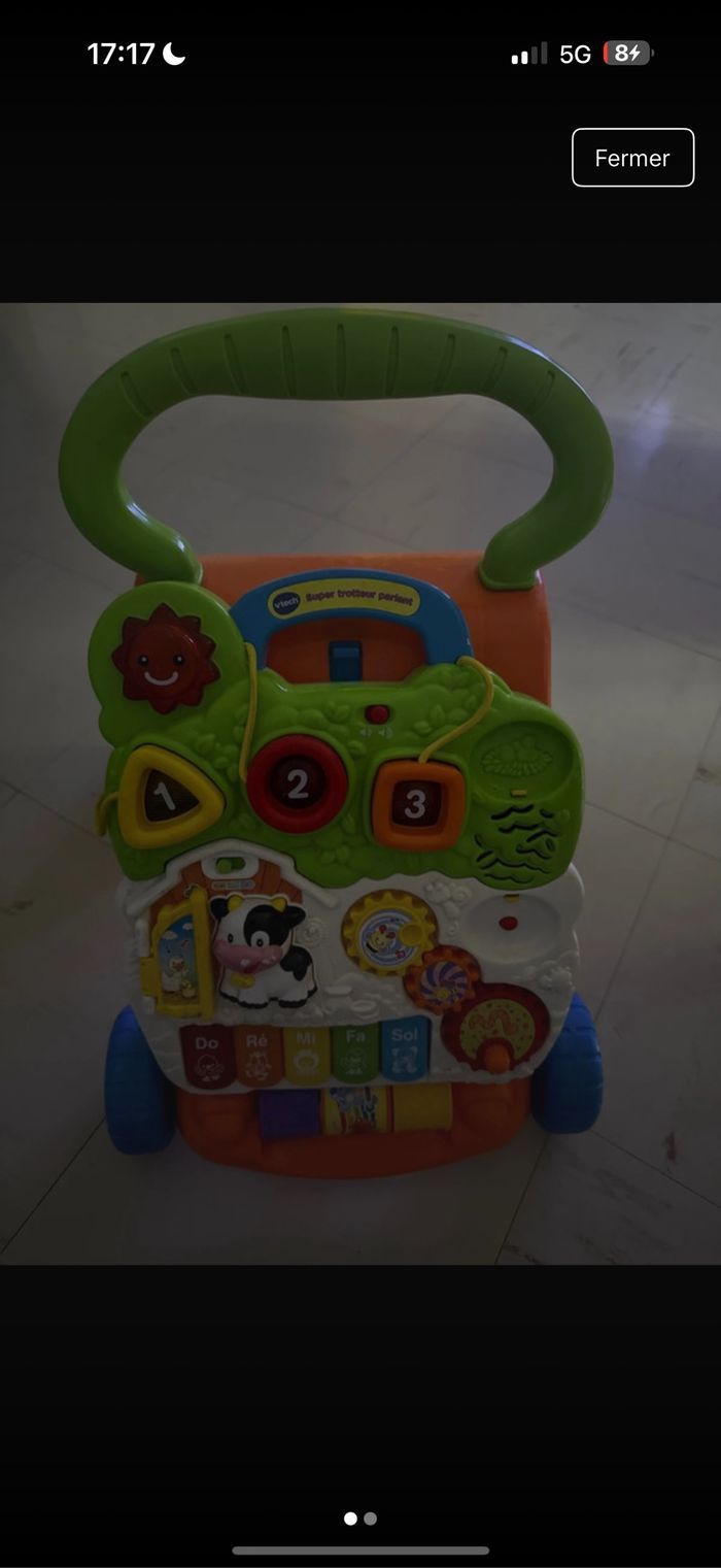 Trotteur marcheur vtech