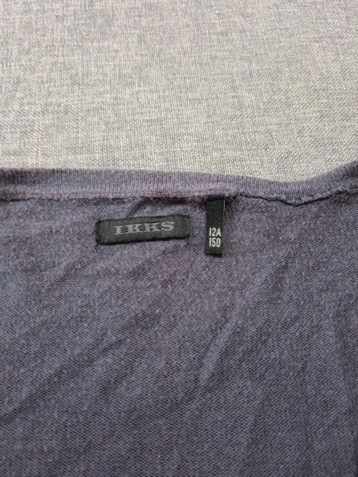 C56 gilet marine IKKS 12 ans - photo numéro 3