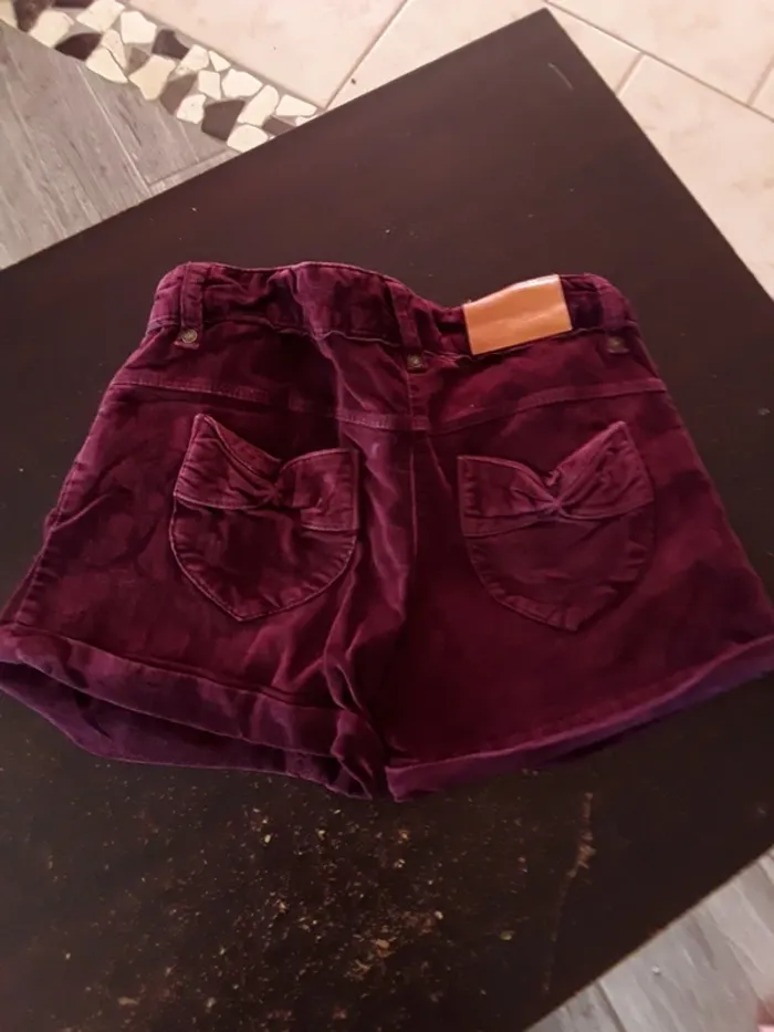 Short velours 10 ans (140 cm) - photo numéro 2