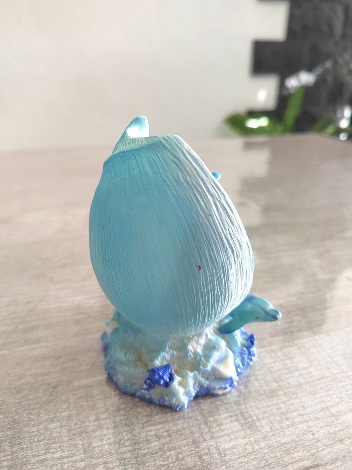 Statuette dauphins décorative – 10,5 cm - photo numéro 3