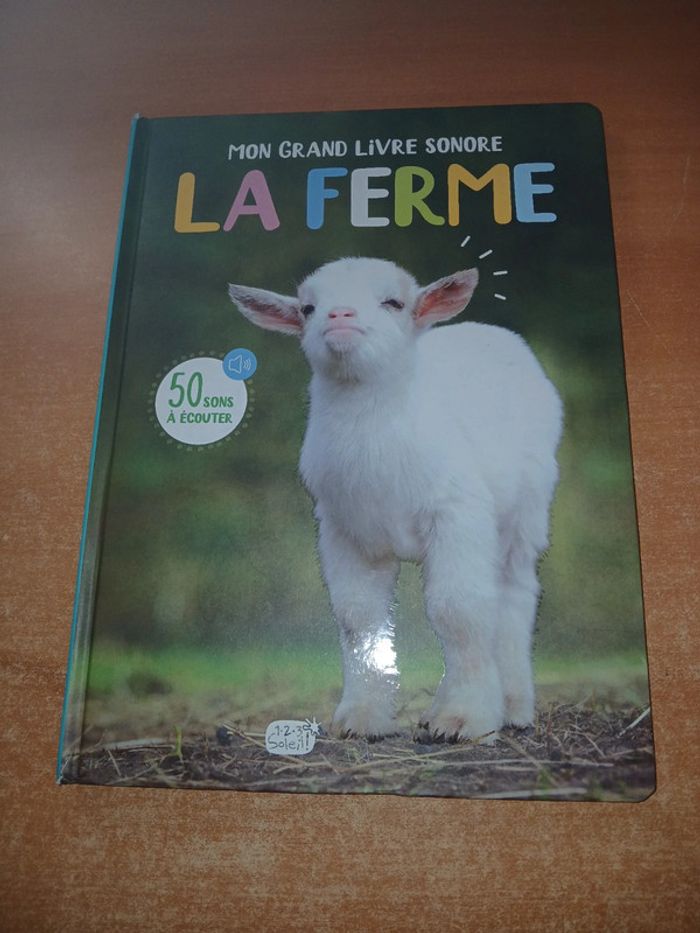 Mon grand livre sonore la ferme