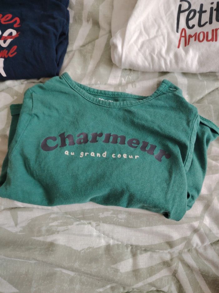 Lot t shirt manche longue 18 mois - photo numéro 4