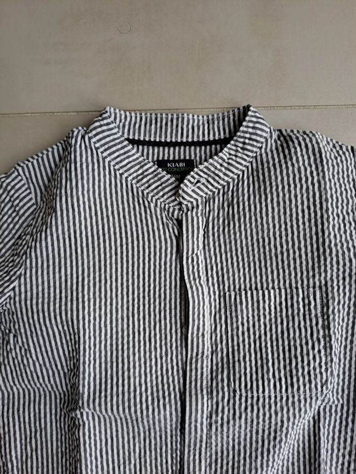 Chemise col Mao 36M Kiabi - TBE - photo numéro 3