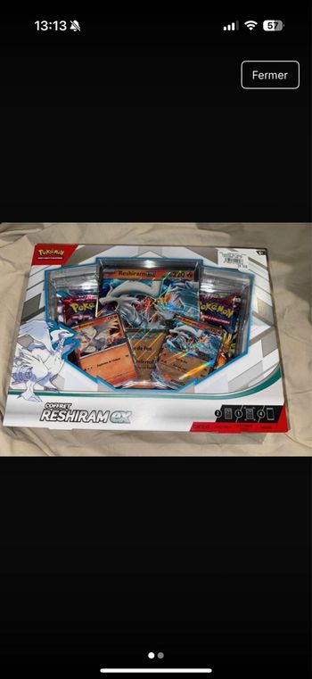 Coffret reshiram ex