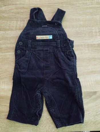 Salopette gris foncé