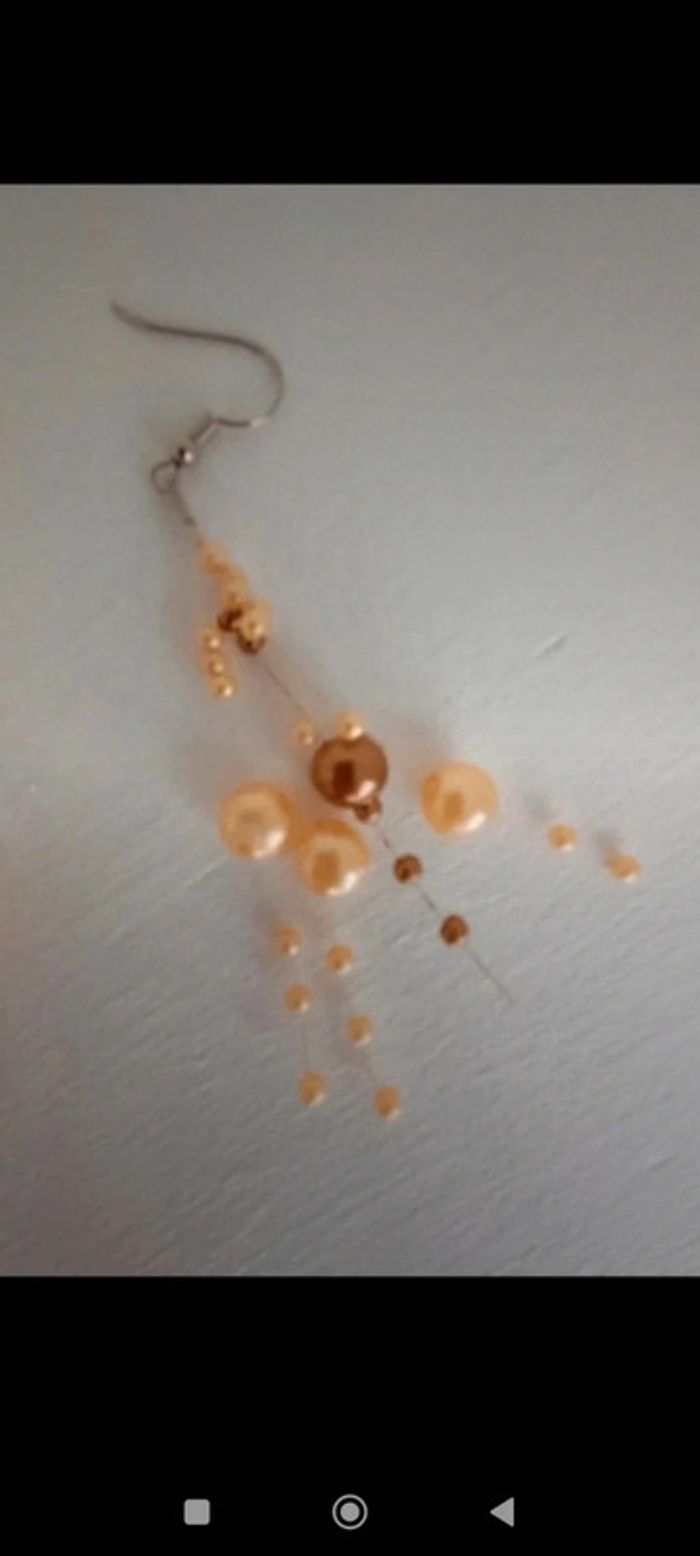 Boucles d'oreilles fantaisie - photo numéro 3