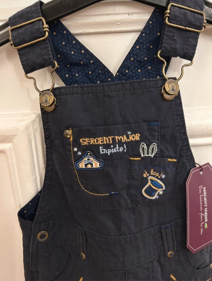 Salopette bébé marine Sergent Major - photo numéro 2