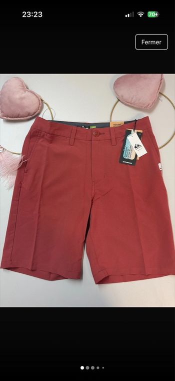 Short garçon - neuf - Quiksilver - Taille 14 ans 