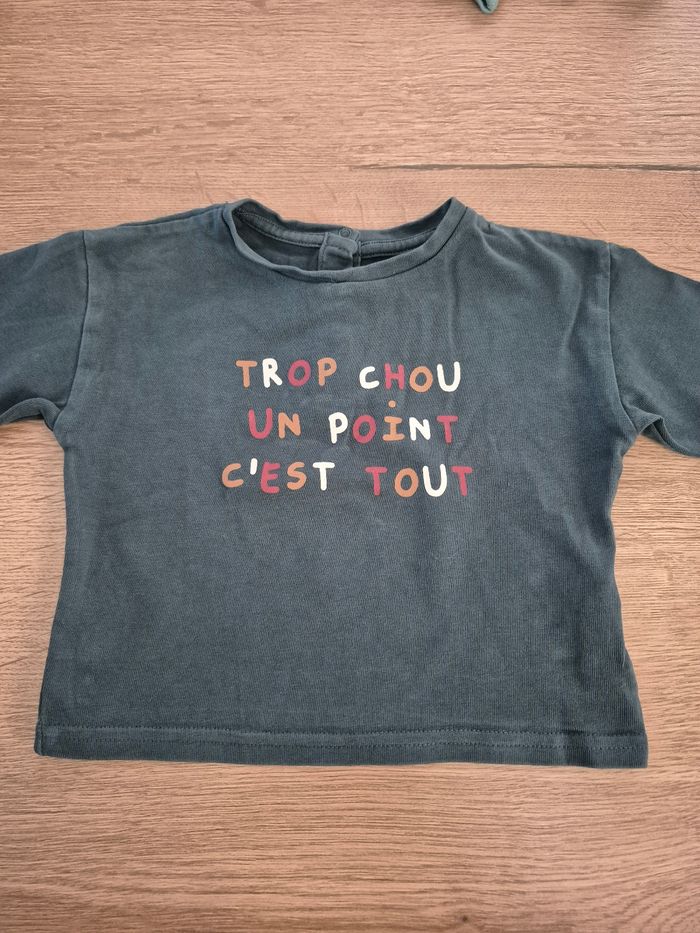 Lot de 5 tee-shirts manches longues 18 mois - photo numéro 8