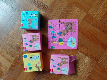 lot de 4 mini puzzle