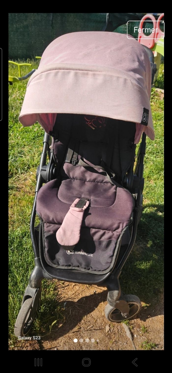 Poussette vesto kinderkraft rose