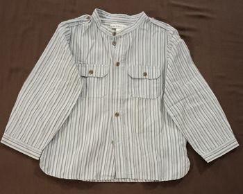 Chemise liquette garçon bleu