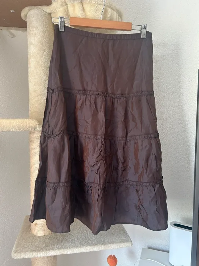 Jupe H&M bordeaux foncé