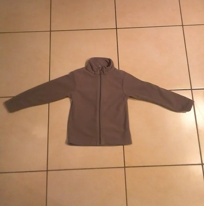 Gilet zippé polaire 6 ans