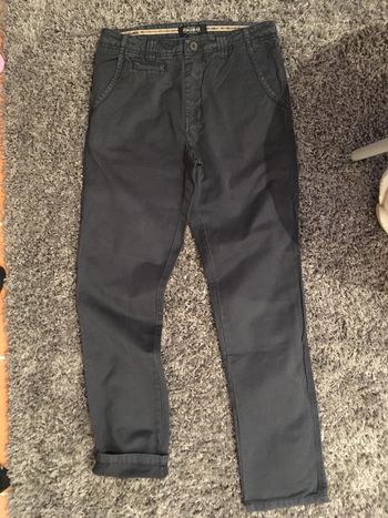 Pantalon homme Pull&Bear bleu Marine