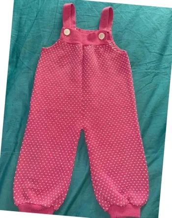 Salopette fille vintage 12 mois