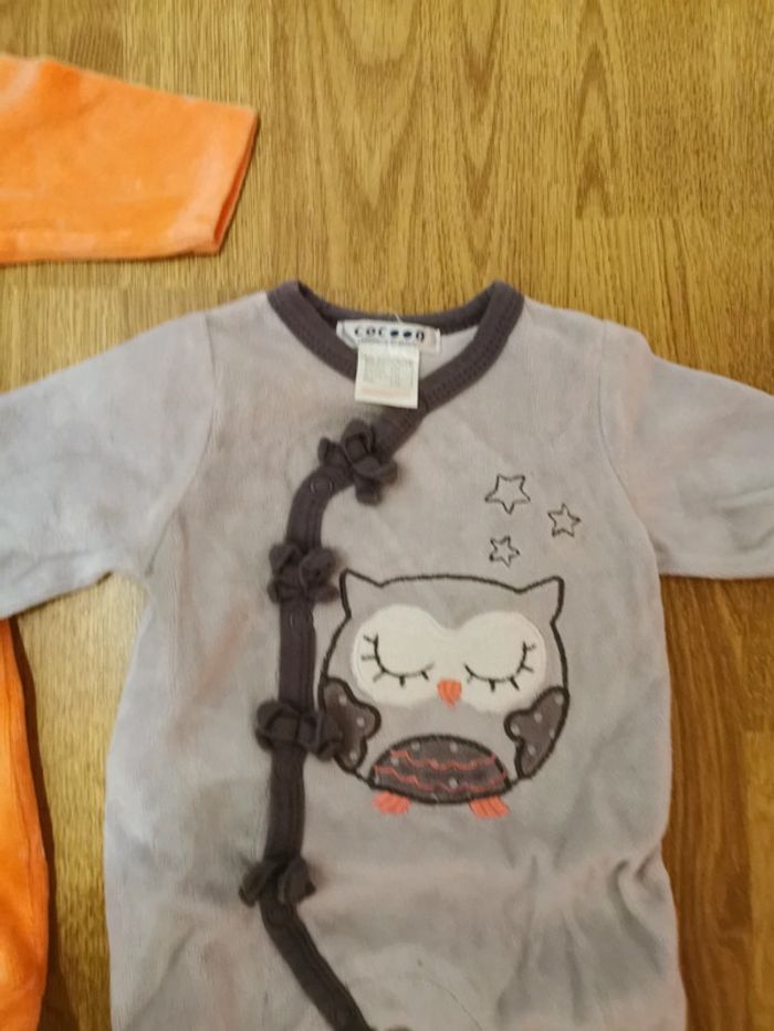 Lot de 2 pijamas en velours fille 1M - photo numéro 2