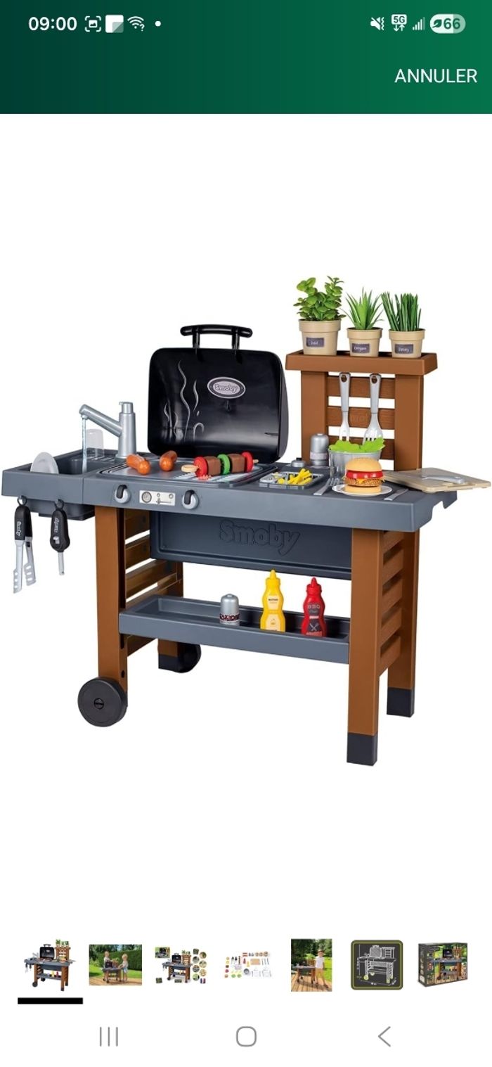 Smoby - barbecue- cuisine - neuf - photo numéro 2