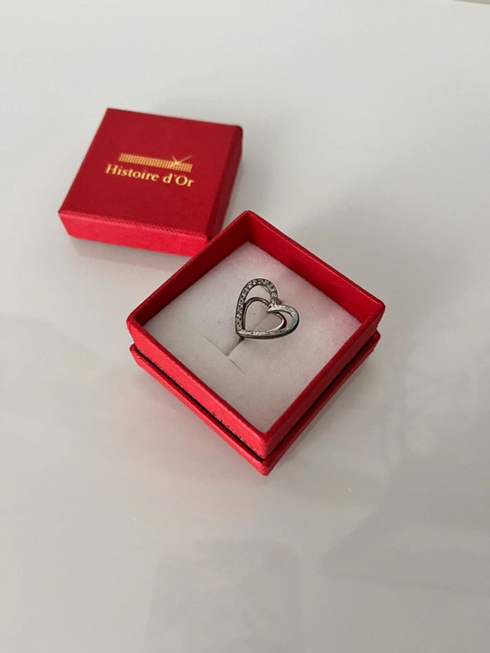 Bague argent coeur - photo numéro 2