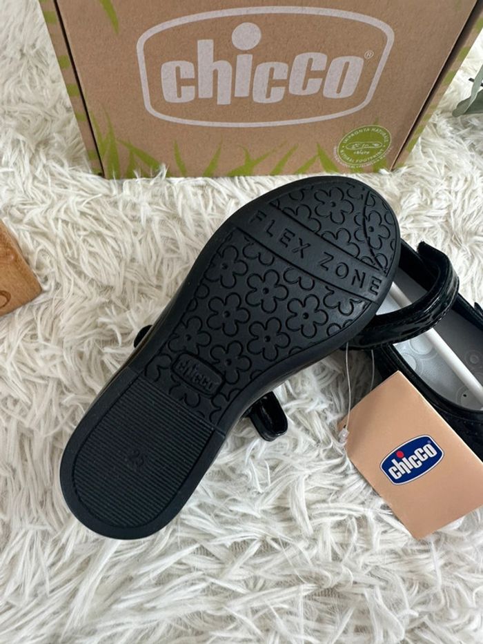 Paire de ballerines noires Chicco taille 25 - photo numéro 3