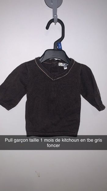 Pull garçon taille 1 mois