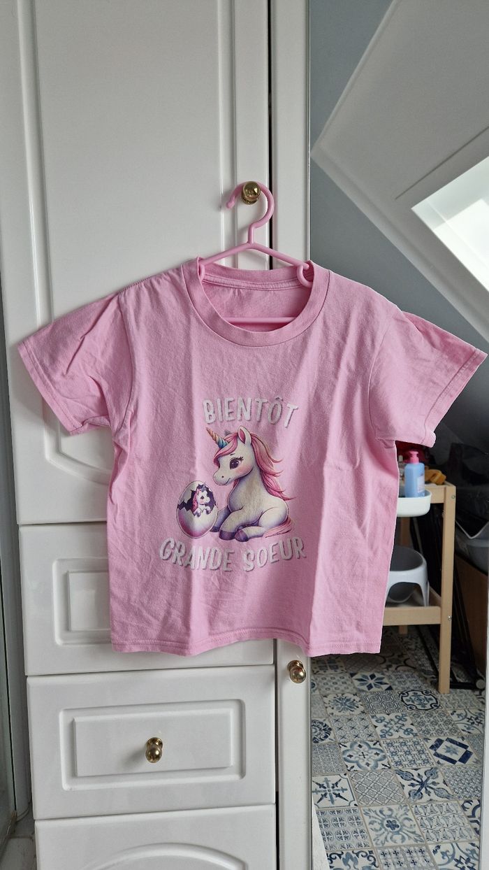 T-shirt bientôt grande soeur