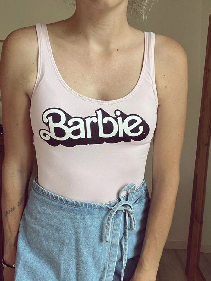 Body rose Barbie Bershka Taille XS - photo numéro 2