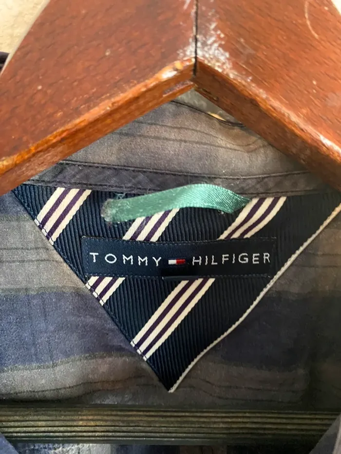 Chemise manches longues à carreaux Tommy Hilfiger - photo numéro 3