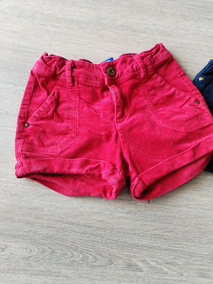 Lot de 2 shorts velours 5 ans - photo numéro 2
