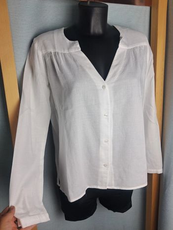 Balzac blouse été blanc T.36/38 en tbe
