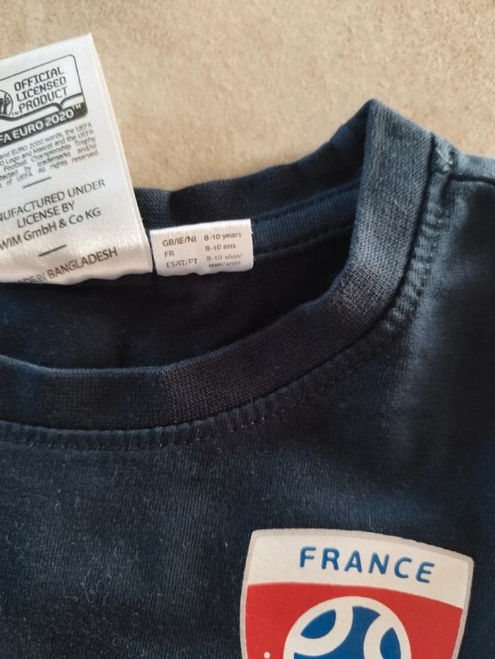 Tee-shirt équipe de France Euro 2020 8-10 ans - photo numéro 3
