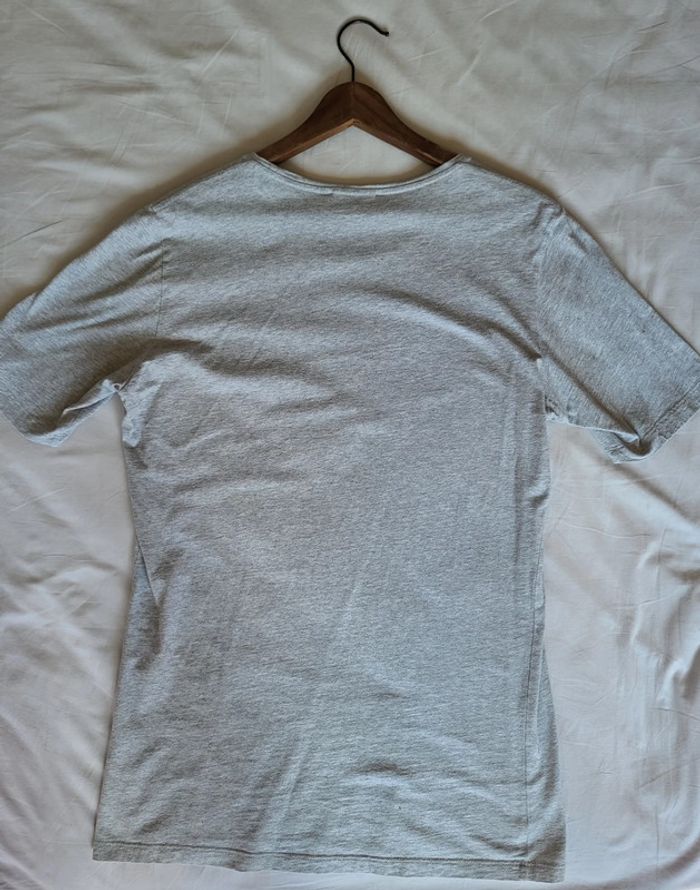 Tshirt gris chiné avec tigre - photo numéro 2
