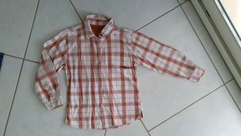 Chemise garçon manches longues/ courtes 6 ans V10