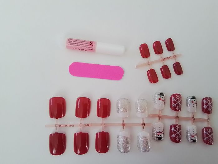 Faux Ongles Noël