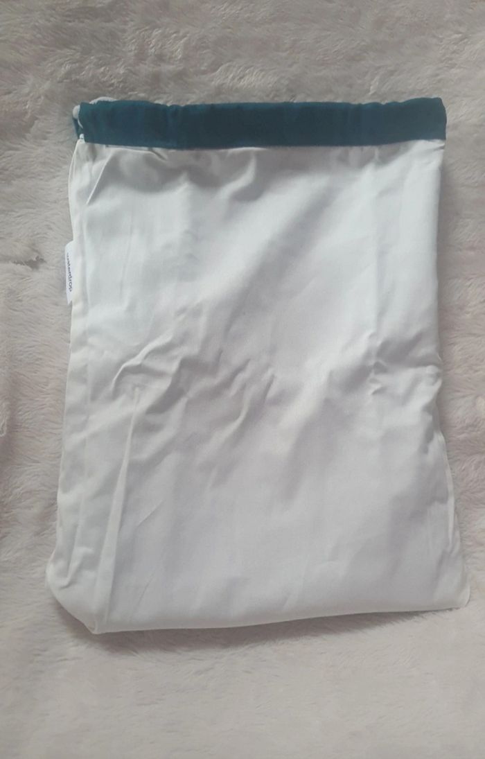 Tote bag bleu et vert waterdrop - photo numéro 3