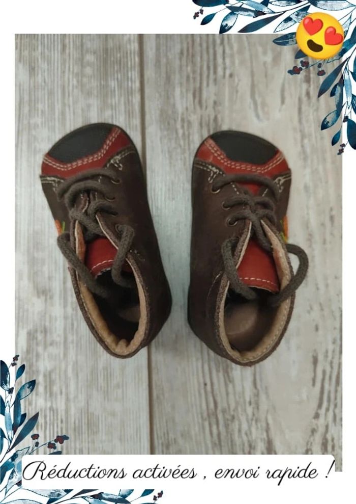 Chaussures bébé hérisson taille 17 - photo numéro 5