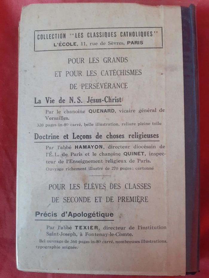Explication du Catéchisme - G. Audollent, E. Duplessy - photo numéro 2