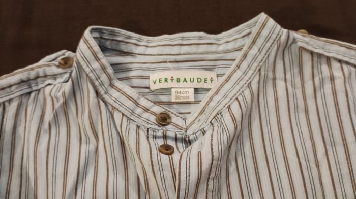 Chemise liquette garçon bleu - photo numéro 4