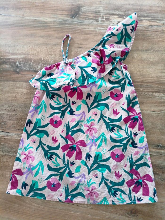 Robe asymétrique fleurie 5 ans - photo numéro 5