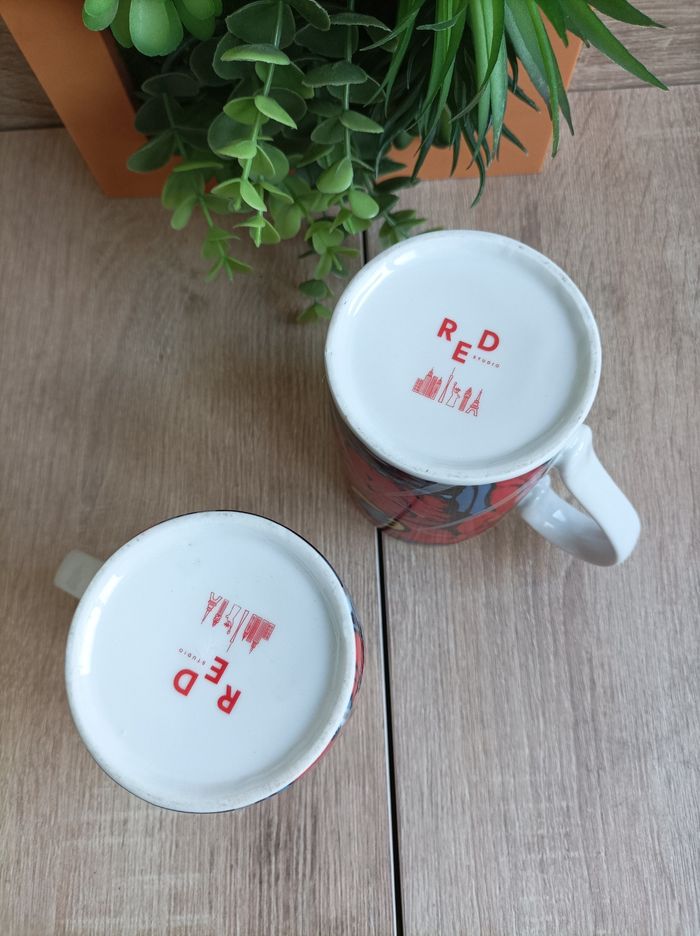 Lot 2 tasses super héros red studio - photo numéro 4