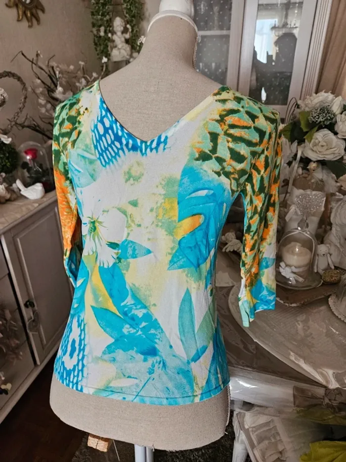 Haut multicolore Bestelke Taille L Neuf - photo numéro 6