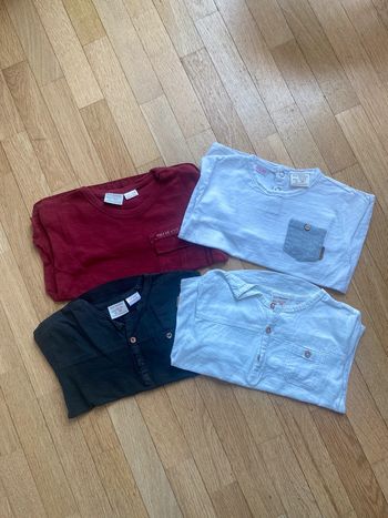 Lot de 4 T-shirt Zara 12 18 mois