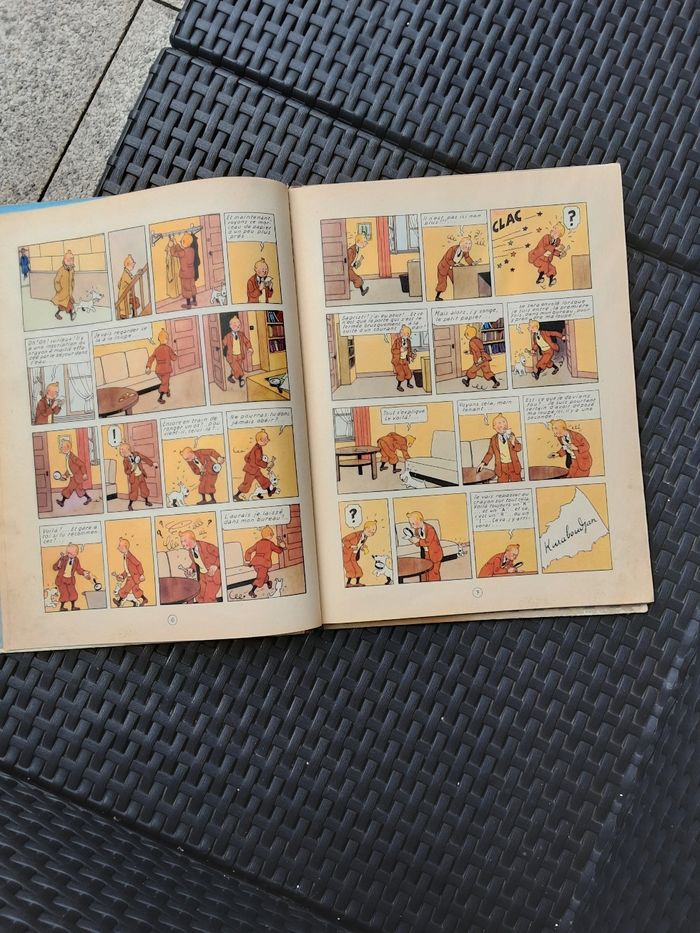 Bd herge les aventures de tintin le crabe aux pinces d or édition de 1959 - photo numéro 6